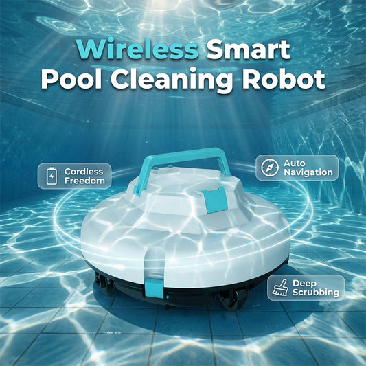 🌊🤖 Kabelloser Poolreiniger ✨ Intelligent & mit starker Saugkraft