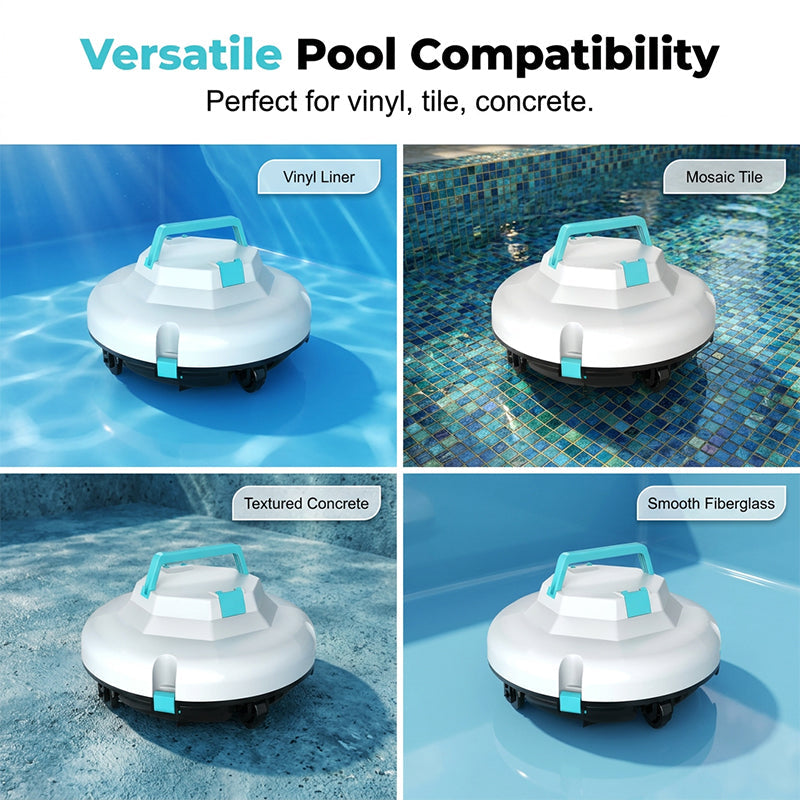 🌊🤖 Kabelloser Poolreiniger ✨ Intelligent & mit starker Saugkraft