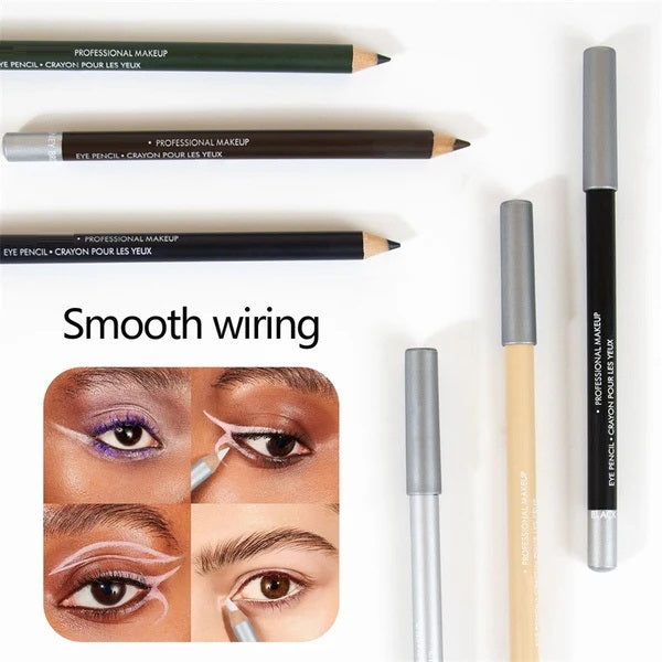 💗 3er Set Holz Eyeliner Stifte ✨ Wasserfester langanhaltender Augenstift in mehreren Farben für präzises Augen Make-up