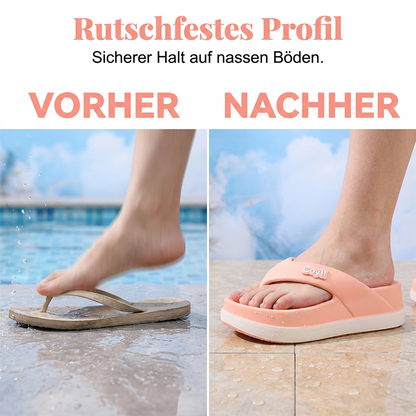 🔥2026 Neuheit Bestseller☁️ Wolkenweiche Plateau Flip-Flops für Damen🔥