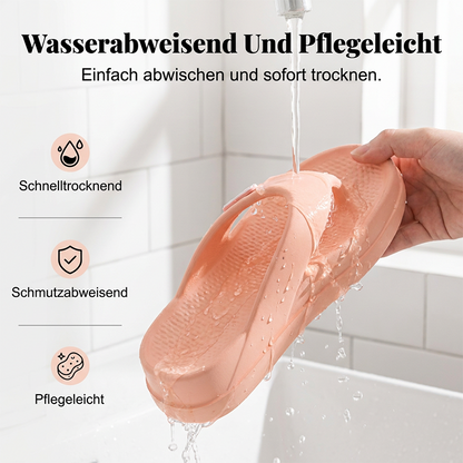 🔥2026 Neuheit Bestseller☁️ Wolkenweiche Plateau Flip-Flops für Damen🔥