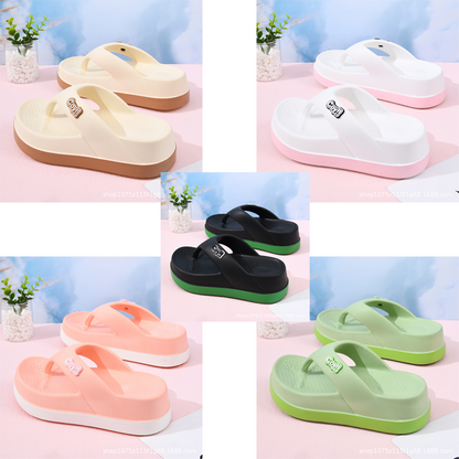 🔥2026 Neuheit Bestseller☁️ Wolkenweiche Plateau Flip-Flops für Damen🔥