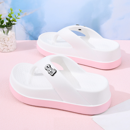 🔥2026 Neuheit Bestseller☁️ Wolkenweiche Plateau Flip-Flops für Damen🔥