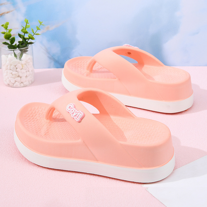 🔥2026 Neuheit Bestseller☁️ Wolkenweiche Plateau Flip-Flops für Damen🔥