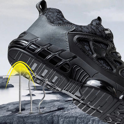 ⏳Nur 40% Rabatt zeitlich begrenzt ！！👟 Bequeme Sicherheitsschuhe für Herren mit schnell verstellbarer Schnalle✨