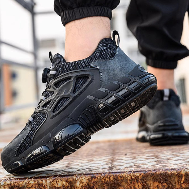 ⏳Nur 40% Rabatt zeitlich begrenzt ！！👟 Bequeme Sicherheitsschuhe für Herren mit schnell verstellbarer Schnalle✨