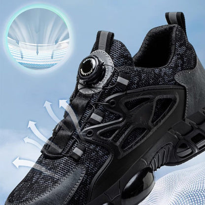⏳Nur 40% Rabatt zeitlich begrenzt ！！👟 Bequeme Sicherheitsschuhe für Herren mit schnell verstellbarer Schnalle✨
