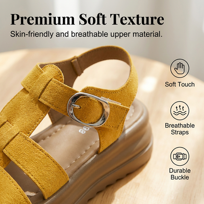 🏖️Neu eingetroffen – 50 % Rabatt!🌊Römersandalen mit Plateau für Damen