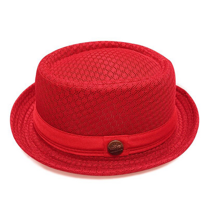 ✨50% RABATT!🎩Atmungsaktive Mesh Fedora Hut Sonnenschutzhut Herren Damen Leicht Outdoor Mütze