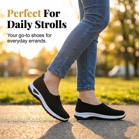 👟 Atmungsaktive Slipper-Wanderschuhe für Damen aus Mesh – 💨 super luftdurchlässig | ⚡ leicht wie eine Feder | 🏞️ ideal für Spaziergänge & leichte Wanderungen