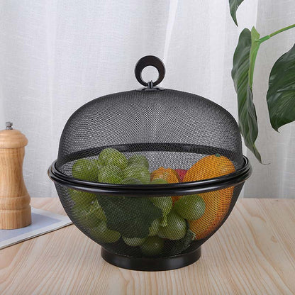📢📢50 % Rabatt!! 🥳💞 Über 50.000 verkaufte Exemplare! ⚡✨Obstkorb mit Deckel und Doppelfunktion – Aufbewahrung, Abtropfen und Dekoration in einem🍎🥬