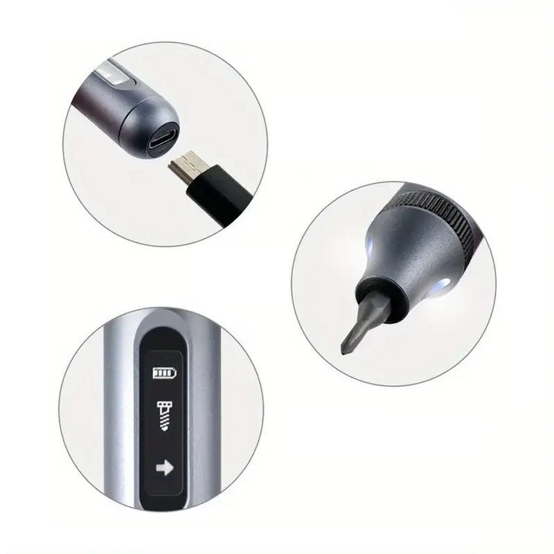 ⚙️50-in-1 Akku-Elektroschrauber🔩Präzisions Reparatur Werkzeugset📱USB-C Schnellladung für Heim & Handwerk🛠️