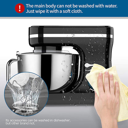 📢📢Letzter Tag – 50 % Rabatt!! ⏰Leistungsstarker Küchenmixer – Heavy Duty & Vielseitig 🥣 Für Backen & Kochen