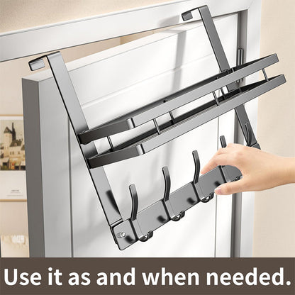🚪 50% RABATT! 🧺 Über-Tür-Haken mit Aufbewahrungskorb – Platzsparend, stabil & leicht montiert – Ideal für Handtücher, Accessoires & Küchenutensilien 🏠