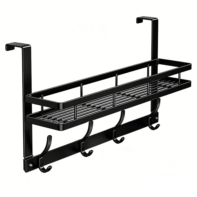 🚪 50% RABATT! 🧺 Über-Tür-Haken mit Aufbewahrungskorb – Platzsparend, stabil & leicht montiert – Ideal für Handtücher, Accessoires & Küchenutensilien 🏠