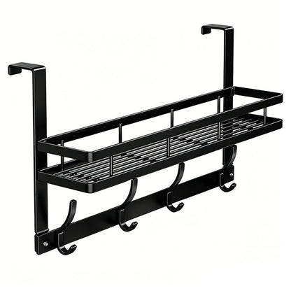 🚪 50% RABATT! 🧺 Über-Tür-Haken mit Aufbewahrungskorb – Platzsparend, stabil & leicht montiert – Ideal für Handtücher, Accessoires & Küchenutensilien 🏠