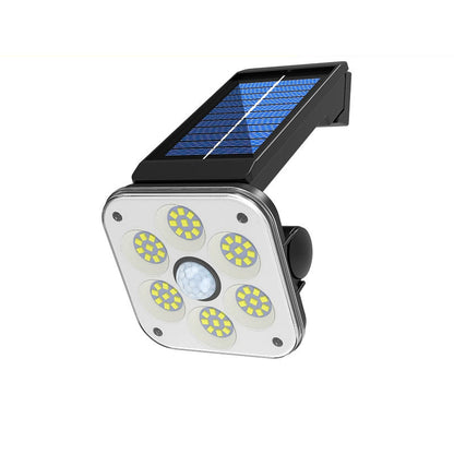 ☀️Solar Bewegungsmelderleuchte✨Mehrere Leuchtenköpfe Außenlampe