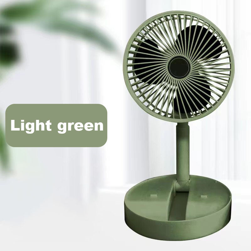 ⏰ 50 % RABATT – 🔋Wiederaufladbarer, zusammenklappbarer USB-Teleskopventilator – leise, um 180° schwenkbar, 4 Geschwindigkeitsstufen, tragbar ✨