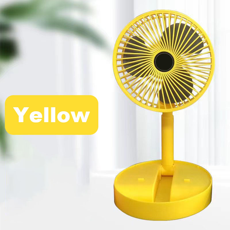 ⏰ 50 % RABATT – 🔋Wiederaufladbarer, zusammenklappbarer USB-Teleskopventilator – leise, um 180° schwenkbar, 4 Geschwindigkeitsstufen, tragbar ✨