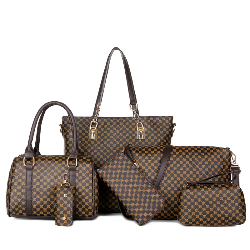 🔥50% RABATT👜 6-teiliges Taschenset | ✨ Hochwertiges PU-Leder · Klassisch, strapazierfähig und pflegeleicht🎒