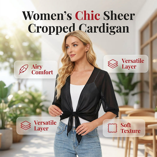 📢📢50 % RABATT !! ⏰Elegantes, kurzes Chiffon-Top für Damen mit Bindeband vorne