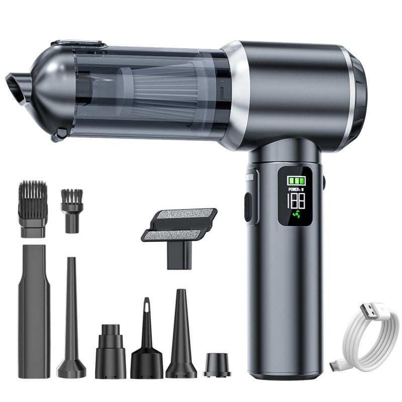 🧹🔋 Tragbarer Handstaubsauger | Bürstenloser Motor & Digitalanzeige ✨