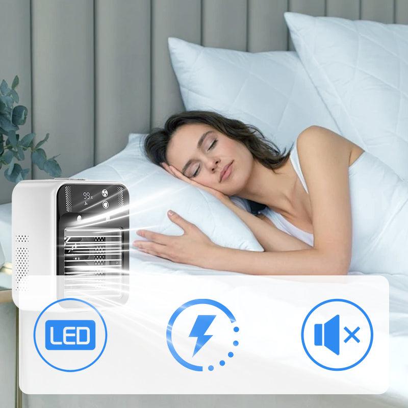 ⏰ 50% Rabatt! ❄️💧 Tragbare Klimaanlage mit Luftbefeuchter