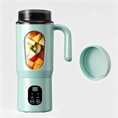 🥤Tragbarer Mixer 580ml mit Griff｜Frischer Saft jederzeit unterwegs✨