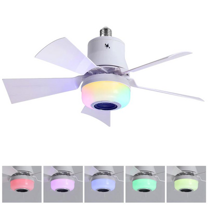 Smart-Home-Deckenventilator: Licht, RGB & Bluetooth-Speaker in einem! 💡🎶🌀