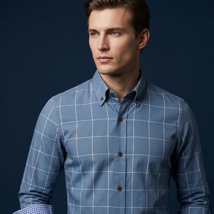 👔🎯 50% RABATT! Herren Karohemd Modern Fit – Lässig, stilvoll & vielseitig kombinierbar ✨