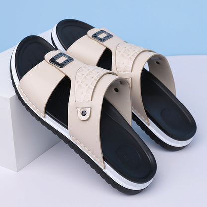 👞💨 50% RABATT! Atmungsaktive Schlupfsandalen für Herren – Weiches Kunstleder, vielseitig kombinierbar für warme Tage ☀️