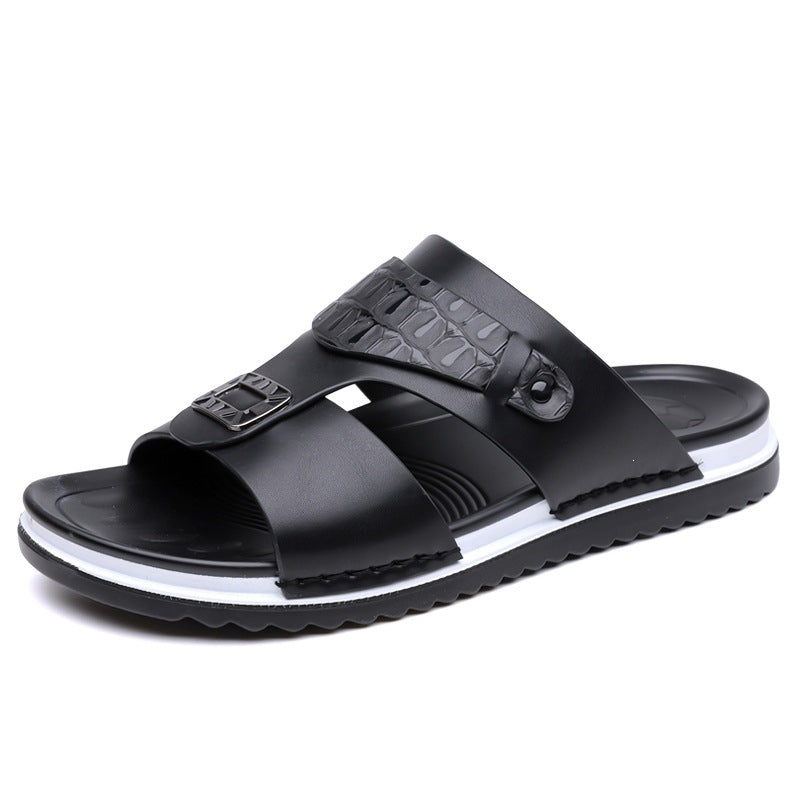 👞💨 50% RABATT! Atmungsaktive Schlupfsandalen für Herren – Weiches Kunstleder, vielseitig kombinierbar für warme Tage ☀️