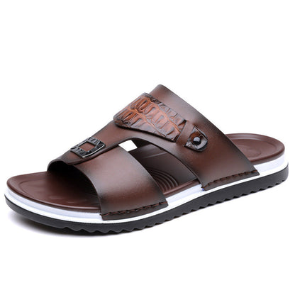 👞💨 50% RABATT! Atmungsaktive Schlupfsandalen für Herren – Weiches Kunstleder, vielseitig kombinierbar für warme Tage ☀️