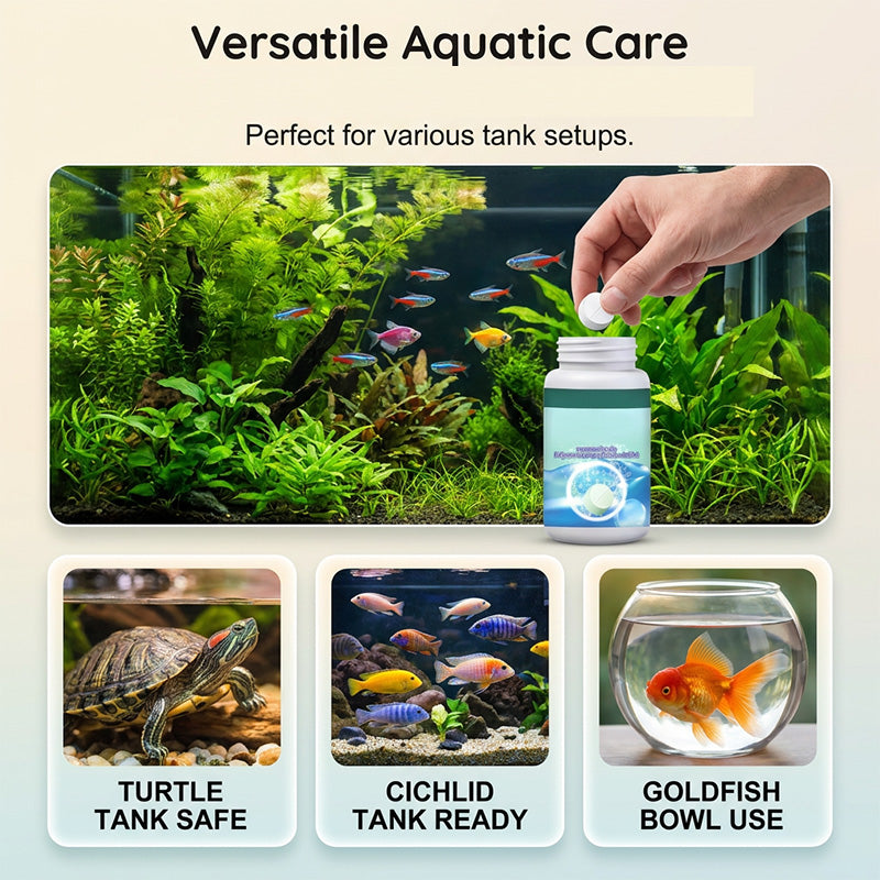 ✨ Mehr kaufen, mehr sparen!💦🐠 Brausetabletten für kristallklare Aquarien