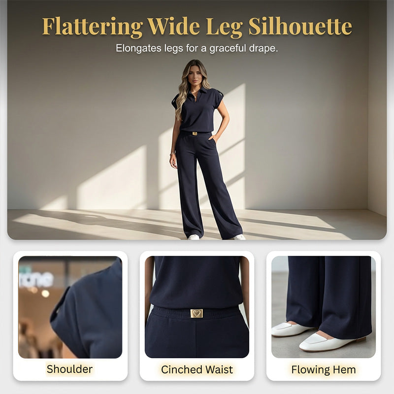 🔥👚 50% RABATT! Women's Casual Top & Pants 2-Piece Set – lässiger Zweiteiler für Alltag, Büro & Reise. 🌸💨
