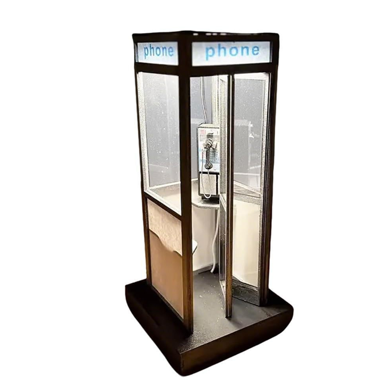 💡 LED-Nachtlicht im klassischen Retro-Telefonzellen-Design 🕰️