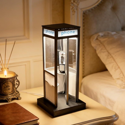 💡 LED-Nachtlicht im klassischen Retro-Telefonzellen-Design 🕰️