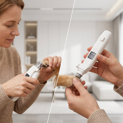 🆕✂️ 2026 Neuheit 💡 2-in-1 LED-Nagelschere und -Feile für Haustiere