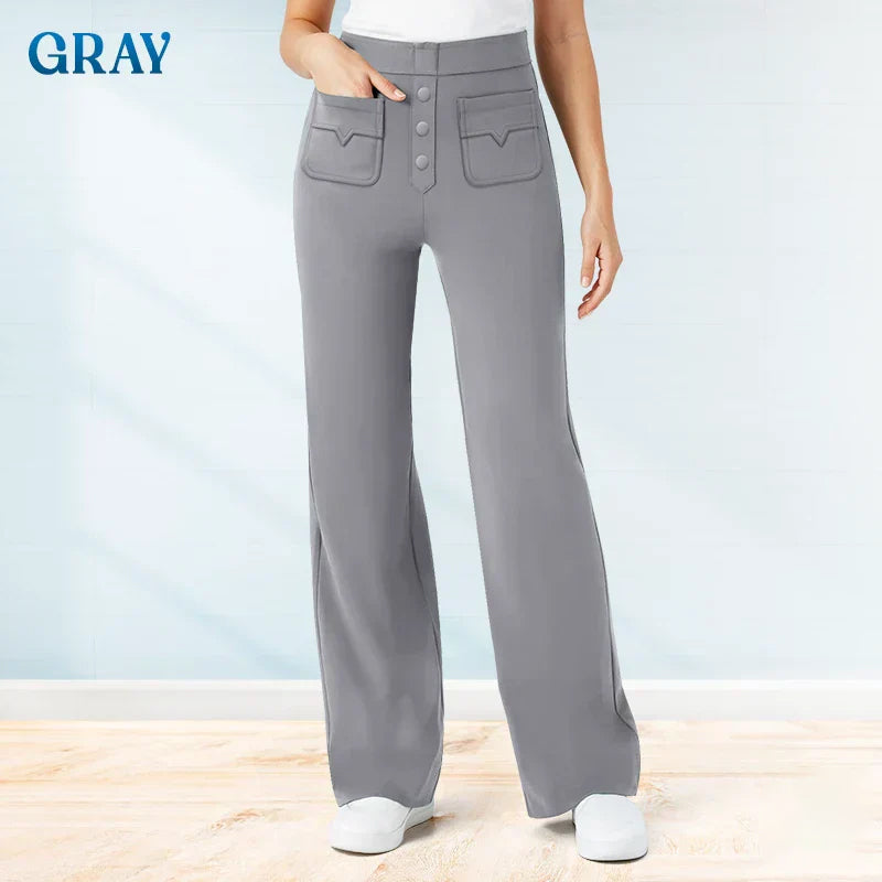👖✨ Bequeme Freizeithose für Damen mit Dehnstoff