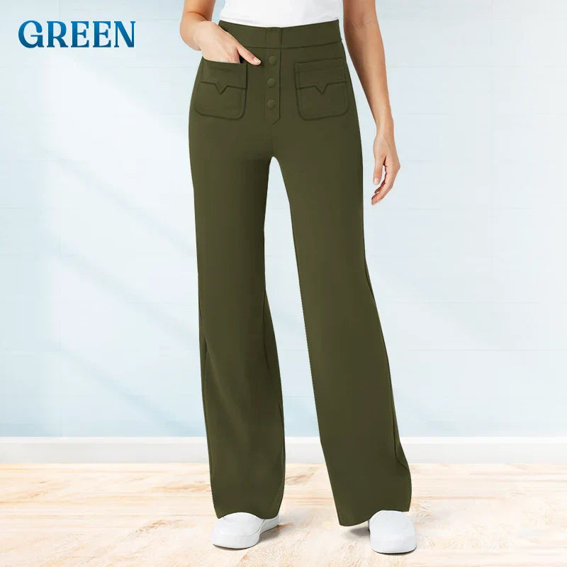 👖✨ Bequeme Freizeithose für Damen mit Dehnstoff