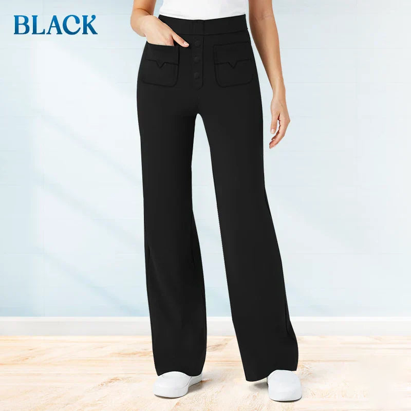 👖✨ Bequeme Freizeithose für Damen mit Dehnstoff