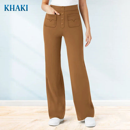 👖✨ Bequeme Freizeithose für Damen mit Dehnstoff