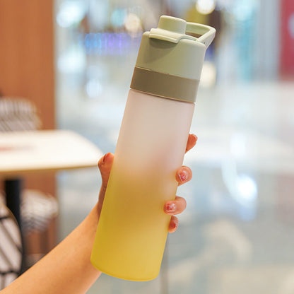 🌬️ 2-in-1 Trinkflasche mit Sprühkopf – erfrischt & befeuchtet Haut, perfekt für heiße Tage, Radfahren, Wandern & Camping