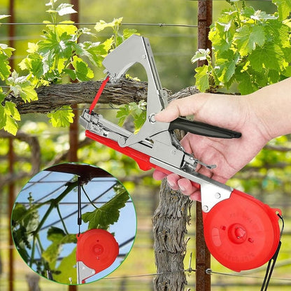 🍇 50% RABATT! ✂️ Reb- & Pflanzenbinder für Obstbäume, Wein & Gemüse – Handliches Bindegerät für Gewächshaus & Garten – Spart Zeit & Material – ideal für Tomaten, Weinreben oder Kletterpflanzen 🌿