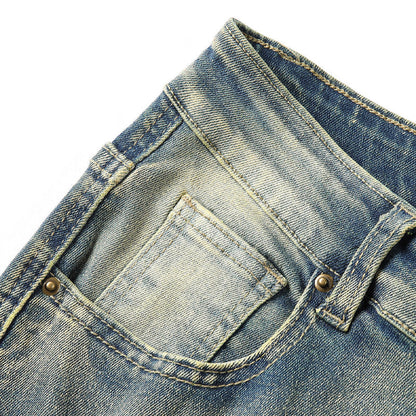 👖 50% RABATT! ✨ Klassische Stretch-Jeans mit ausgestelltem Bein für Herren – Vintage-Wash & Patchwork-Details – Hochwertige Denim, perfekt für Smart-Casual-Style – bequem und stilvoll 🔥