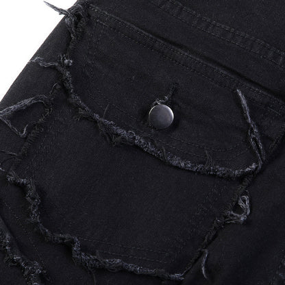👖 50% RABATT! ✨ Klassische Stretch-Jeans mit ausgestelltem Bein für Herren – Vintage-Wash & Patchwork-Details – Hochwertige Denim, perfekt für Smart-Casual-Style – bequem und stilvoll 🔥