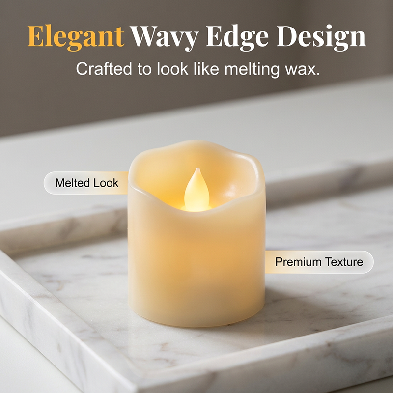 🕯️🔥Mehr kaufen, mehr gratis! Warm flackernde LED-Kerzen ohne Flamme✨