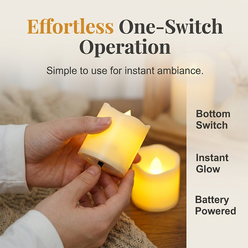 🕯️🔥Mehr kaufen, mehr gratis! Warm flackernde LED-Kerzen ohne Flamme✨