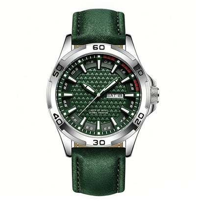 💥 Herren Leuchtende Quarz 30M Sport-Armbanduhr – 3D Geometrisches Zifferblatt, Kratzfest, Wasserresistent ✨
