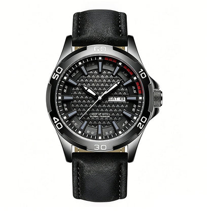 💥 Herren Leuchtende Quarz 30M Sport-Armbanduhr – 3D Geometrisches Zifferblatt, Kratzfest, Wasserresistent ✨